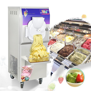 Free shipping to Saudi Arabia tax and custom clearance Gelato making machine/hard ice cream making machine/batch freeze machine