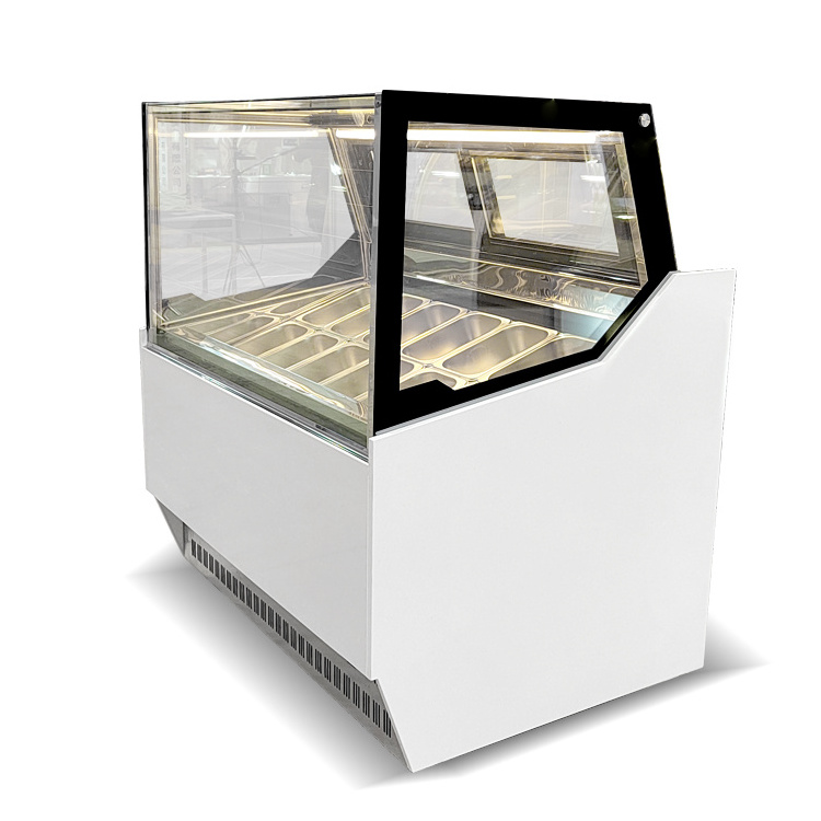 Hot sale ice cream cabinet hard ice cream display freezer sevel gelato showcase gelato display case fridge stand price