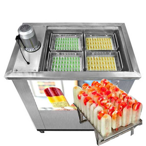 Kolice 4 moulds commercial automatic ice cream mold pop fruit popsicle maker/ice lolly making machine/ice popsicle machine