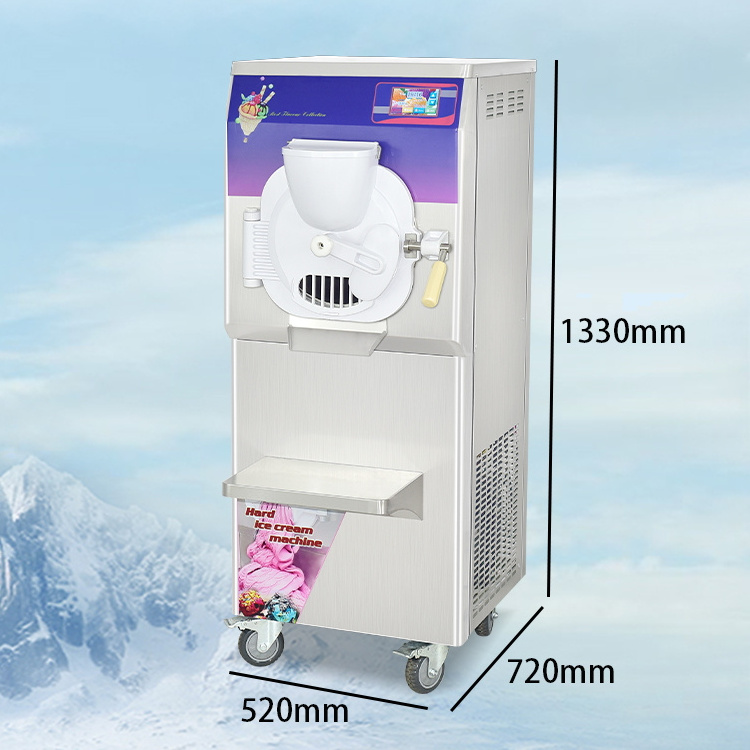 Free shipping to Saudi Arabia tax and custom clearance Gelato making machine/hard ice cream making machine/batch freeze machine