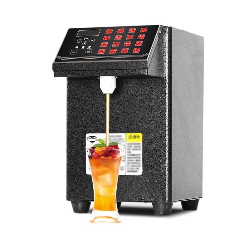 black electrical automatic Sugar Fructose Machine/Fructose Syrup dispenser/milk tea quantitate dispenser