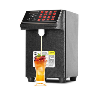 black electrical automatic Sugar Fructose Machine/Fructose Syrup dispenser/milk tea quantitate dispenser