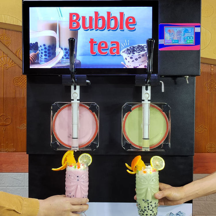 Bubble tea fruit juice slush machine on sale for kids ice slush drink mini slushie granita machine mix maker machine home use