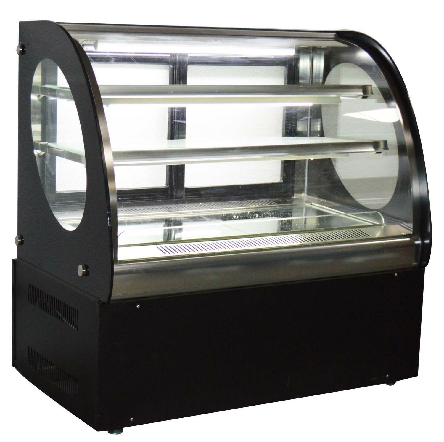 Fast Ship worldwide New Refrigerated Cake Showcase Commercial Pie Display Case Cabinet