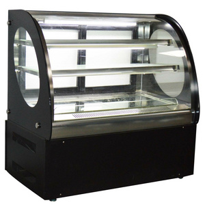 Fast Ship worldwide New Refrigerated Cake Showcase Commercial Pie Display Case Cabinet