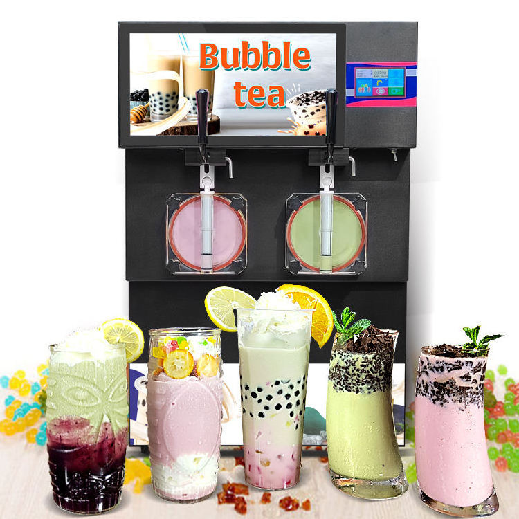 Bubble tea fruit juice slush machine on sale for kids ice slush drink mini slushie granita machine mix maker machine home use