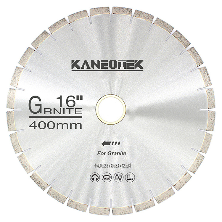 KANEOTEK 14 INCH /16 INCH Silent Core Best Stone Bridge Saw Blade For QUARTZITE  granite marble