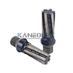 KANEOTEK 1/2" GAS CNC Diamond Finger Router Bits 1 INCH 25mm Diamond Drum Wheel For Granite Marble Stone Sink Hole