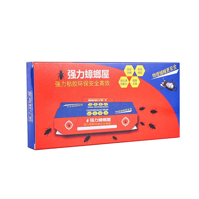 Factory Customized pesticide-free large size home insect cockroaches glue repeller killer trap for cockroach