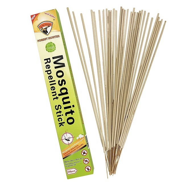 OEM Environment Protection 1 hours burning  Good Fragrance Lemon Jasmine Rose mosquito Repellent Citronella Incense Sticks