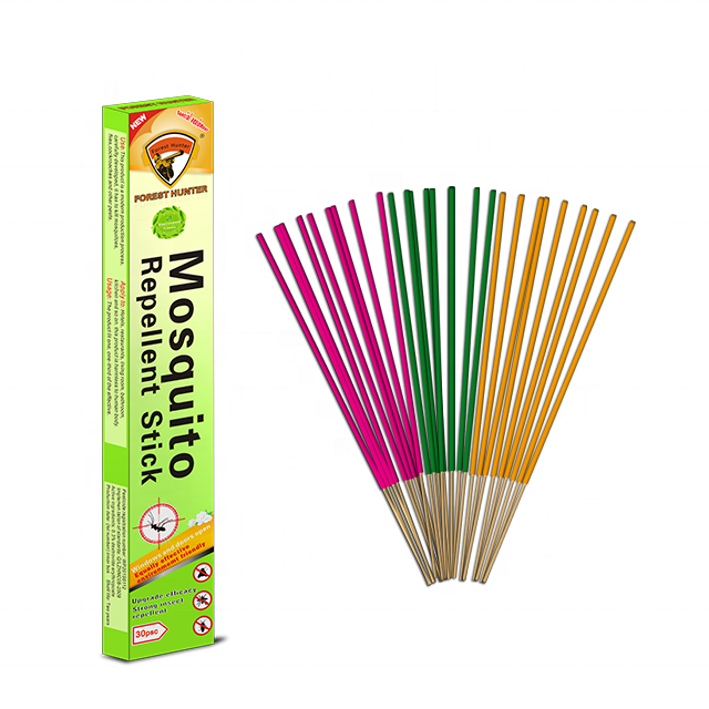 1 hour burning repellent stick kill mosquito flies pest control incense stick for mosquito sell to Vietnam Thailand Philippines