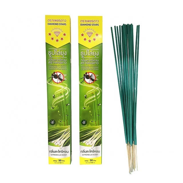 1 hour burning repellent stick kill mosquito flies pest control incense stick for mosquito sell to Vietnam Thailand Philippines