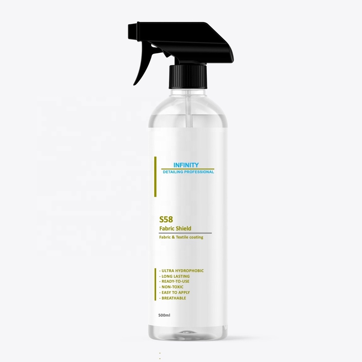 Nano Hydrophobic Self Cleaning Fabric Coating Waterproof Water Repellent oleophobic Spray