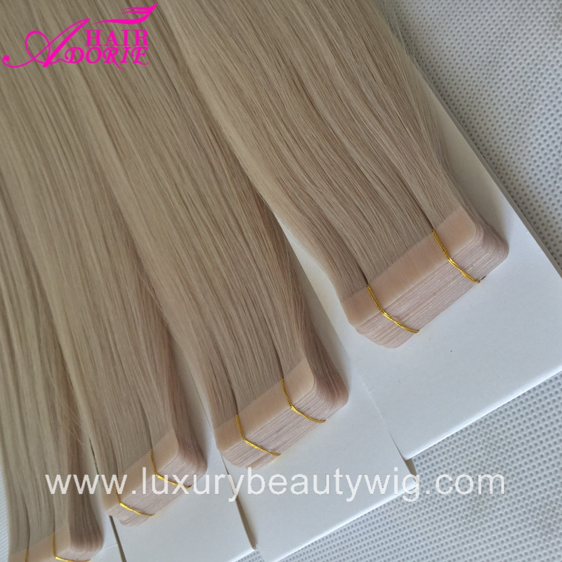 Ha Factory Price Most Popular Tape In Hair Extensions Raw Indian Factory Price PU Weft