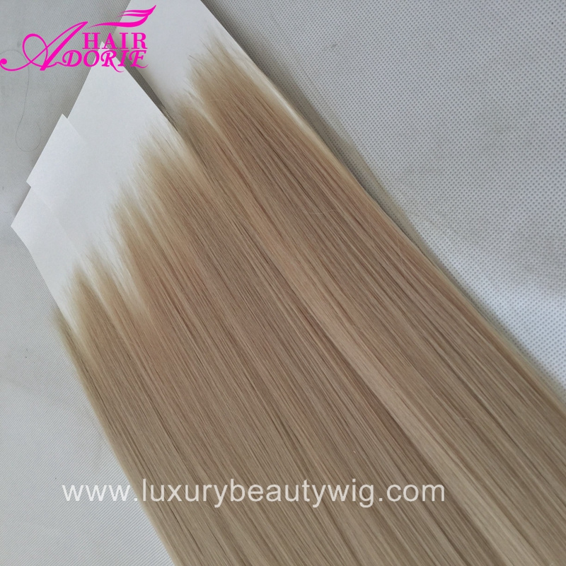 Ha Factory Price Most Popular Tape In Hair Extensions Raw Indian Factory Price PU Weft