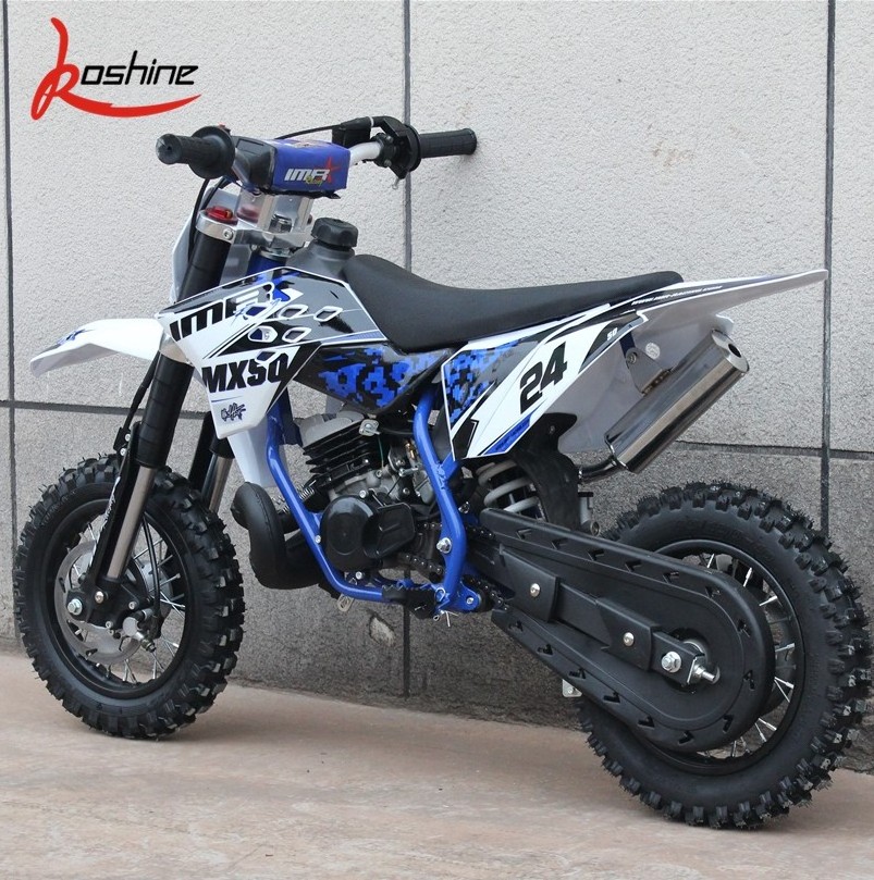 Koshine 2 stroke 50cc off road pocket Motorcycles 61 - 80km/h Dirt Bike for Kids