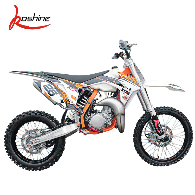 Quality 2 stroke 85CC POWERFUL 6-GEARS KOSHINE KICK START DIRT BIKE