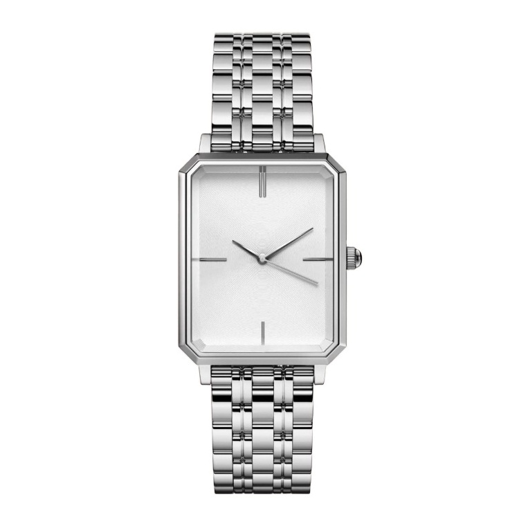 custom logo women watch high quality retro vintage stainless steel square gold watch women