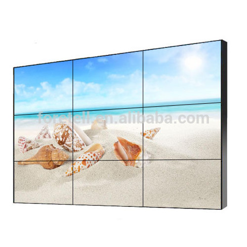 4K 55 inch LCD Video Wall Panel advertising player ad display 3.5mm ultra Narrow Bezel video wall