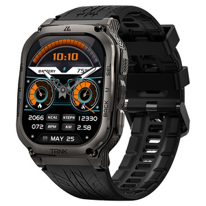 KOSPET TANK M3 1.96" AMOLED AOD Touch Screen Sport Smart Watch 5ATM & IP69K Waterproof Swimming and Diving Smartwatch