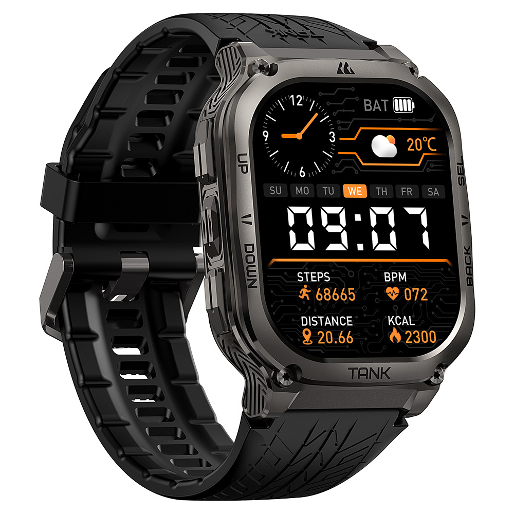 KOSPET TANK M3 Sport Smart Watch 5ATM & IP69K Waterproof Bracelet Long Battery Life Reloj Smartwatches