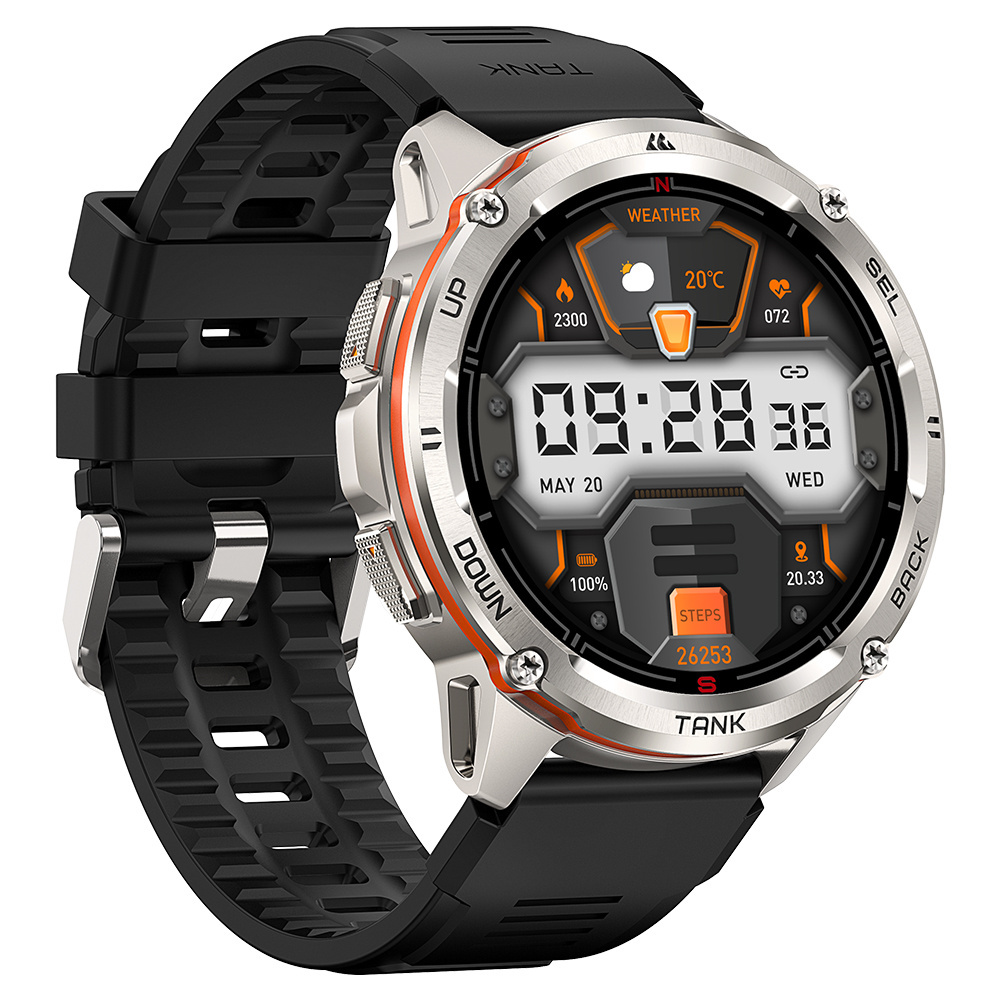 KOSPET TANK T3 ULTRA Rugged Smartwatch GPS Altimeter Compass Outdoor Sport Smartwatch Waterproof Swim Watch