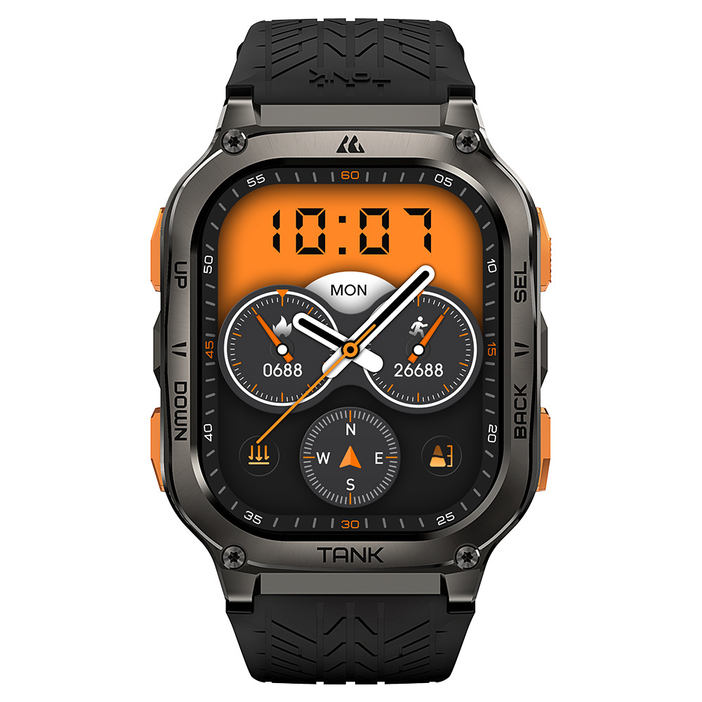 KOSPET TANK M3 ULTRA Smart Recognition Sports Smartwatch 480mAh Long Battery Blood Pressure Monitor GPS Rugged Watch