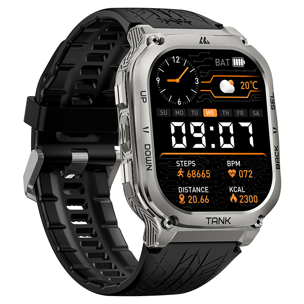 KOSPET TANK M3 Sport Smart Watch 5ATM & IP69K Waterproof Bracelet Long Battery Life Reloj Smartwatches