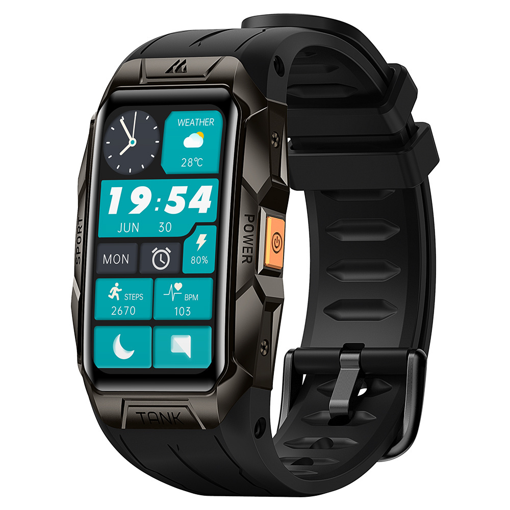 KOSPET TANK X1 Always On Display Ultra Smart Watch 10ATM Waterproof  Fitness Amoled Smart Watch for Men Women