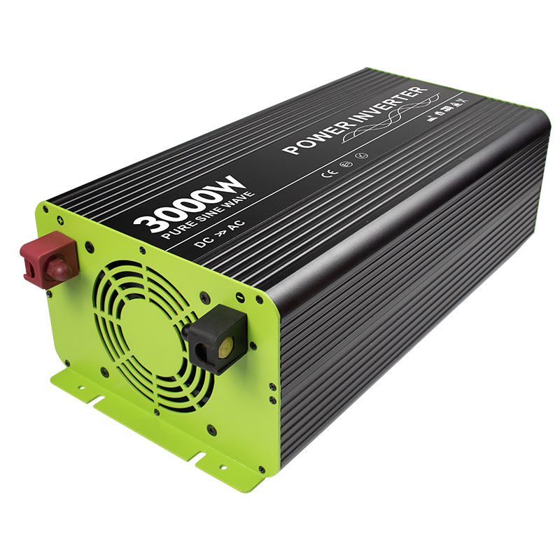 OEM Available Outdoor Tool 2000W Peak Power 12V 24V to 110V 220V AC Car Power Inverter 3000W Pure Sine Wave Inverter