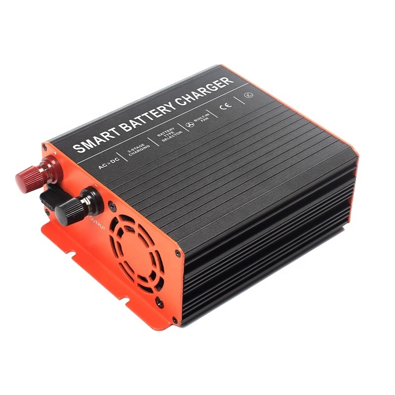 factory price 12V/24V/48V  10A/20A/30A/40A battery charger with multi protections for hot sale market