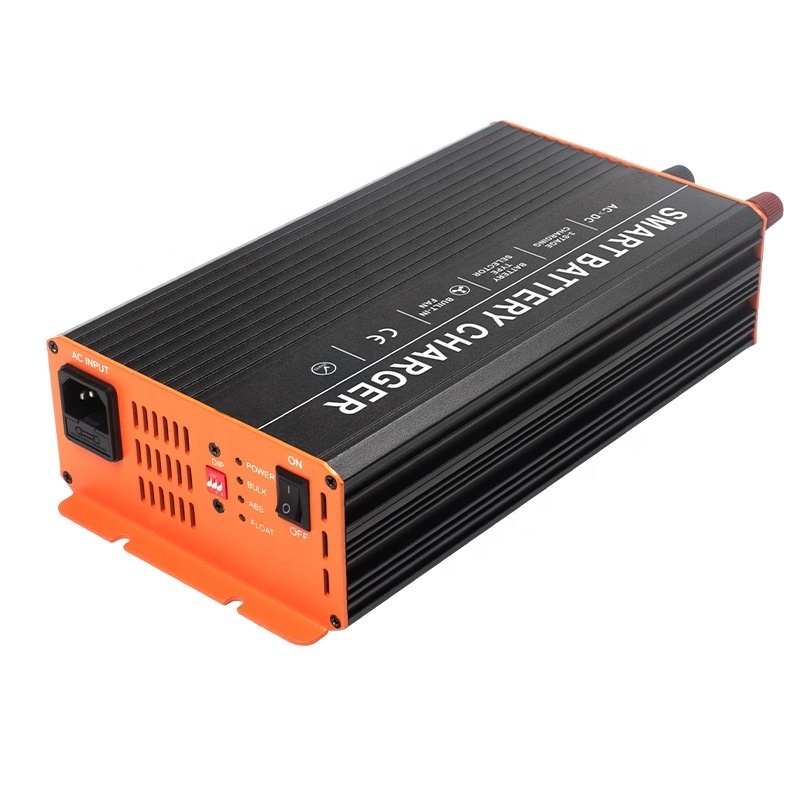 10A 20A 30A 40A battery charger use for LiFEPO4(Lithium)/Flooded/Calcium/AGM/SLA/GEL batteries