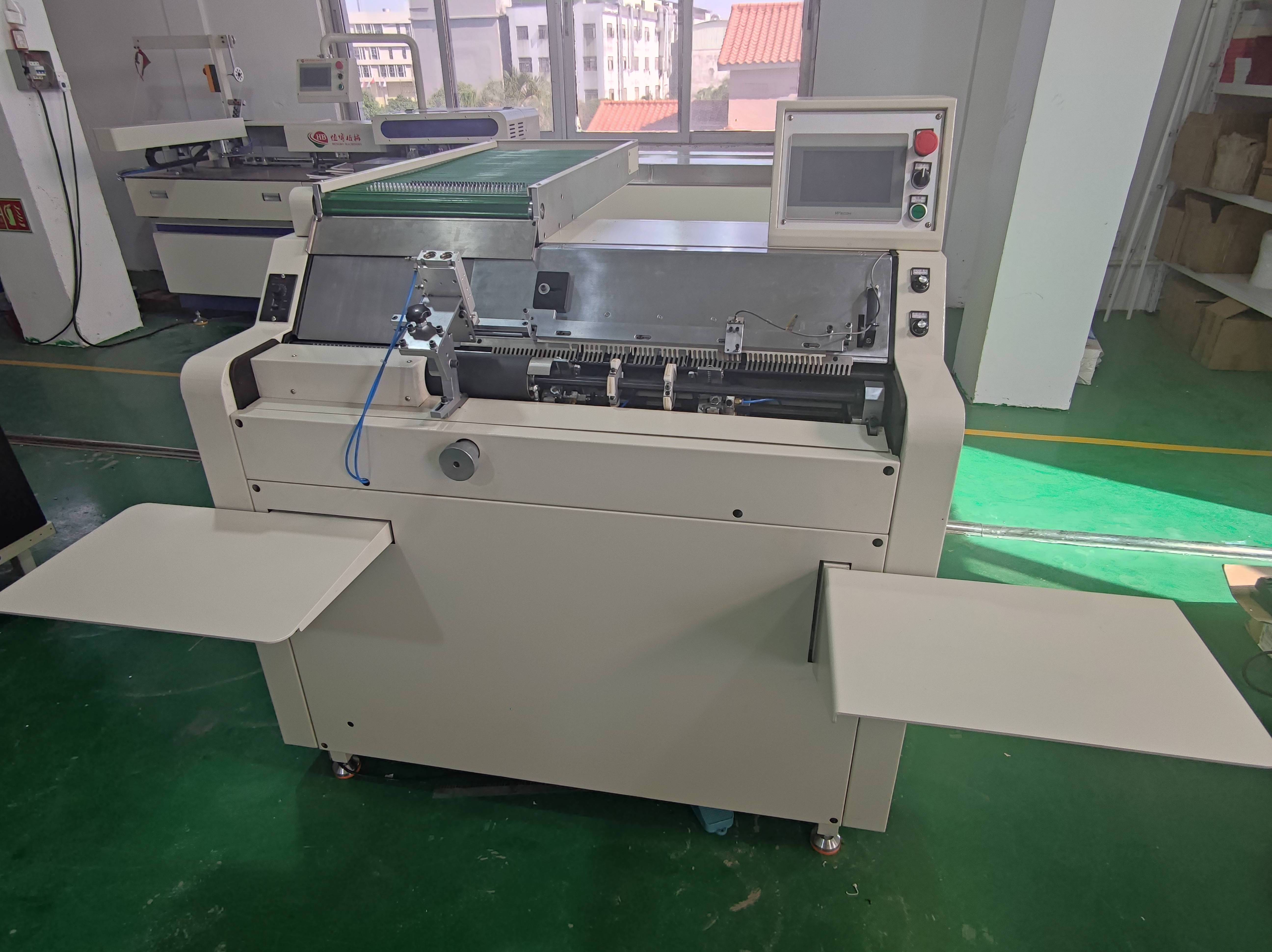 Single Loop Coil Binding Machine With Plastic Coil Automatic Binding Machine