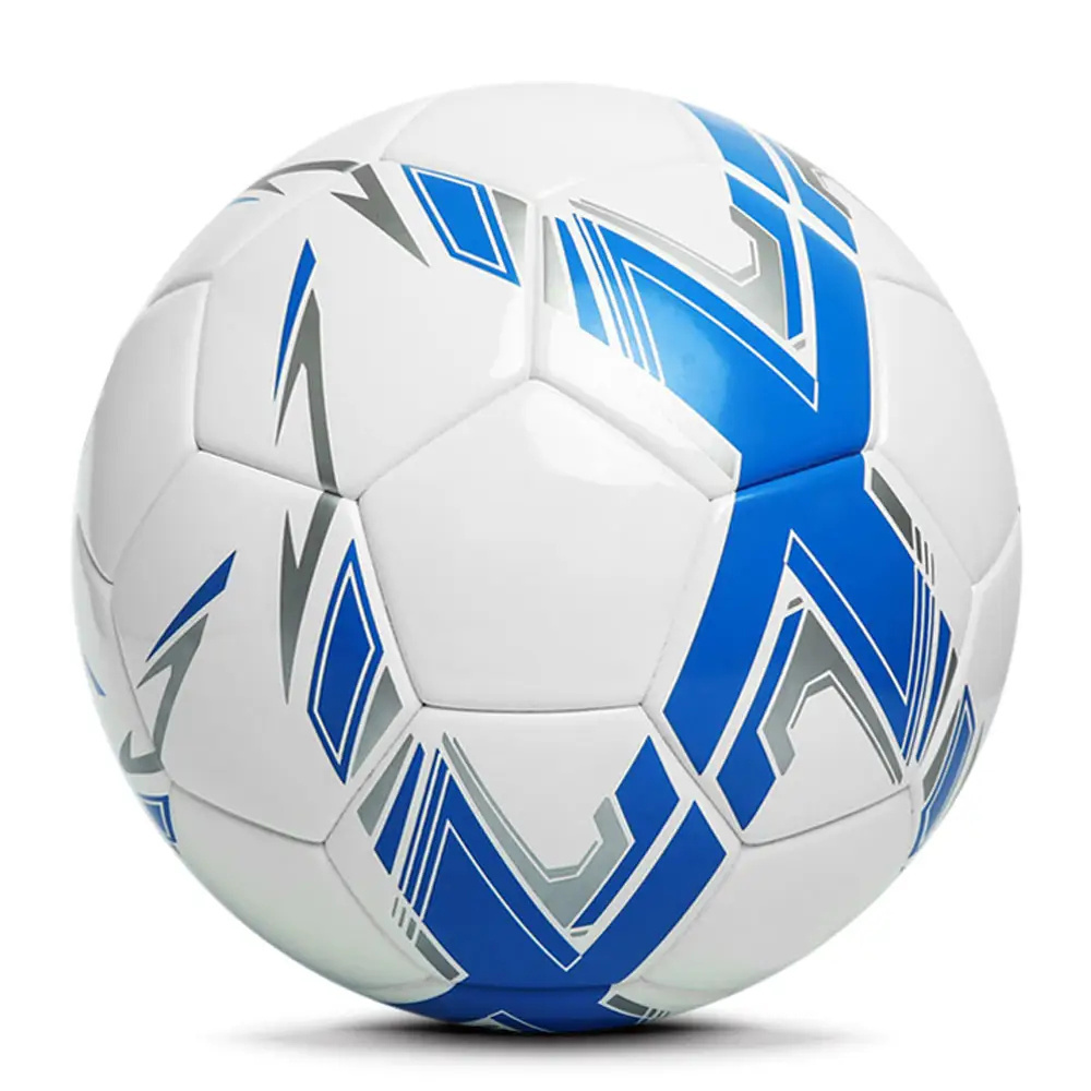 High Quality custom design PU glow in dark soccerballSs trainingbright football soccer ball official size 5 machine sewn