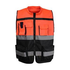 Customized Logo Multi-functional Outdoor Casual Fishing Work Volunteer Safety Utility Work Multi Pocket Vest