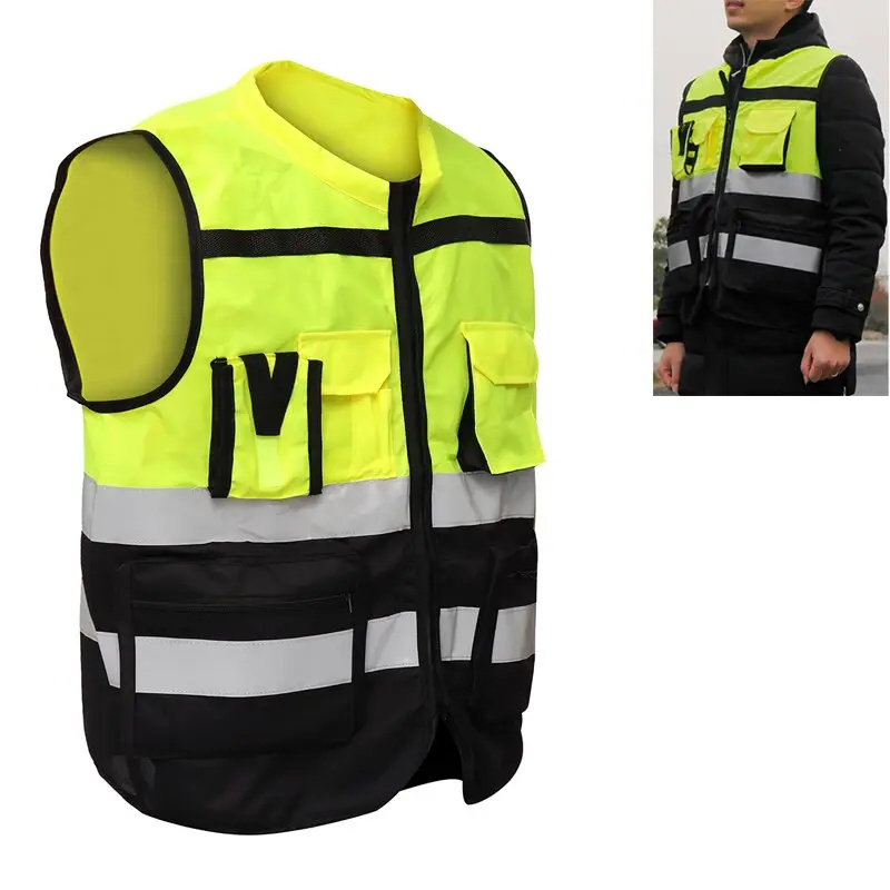 Customized Logo Multi-functional Outdoor Casual Fishing Work Volunteer Safety Utility Work Multi Pocket Vest