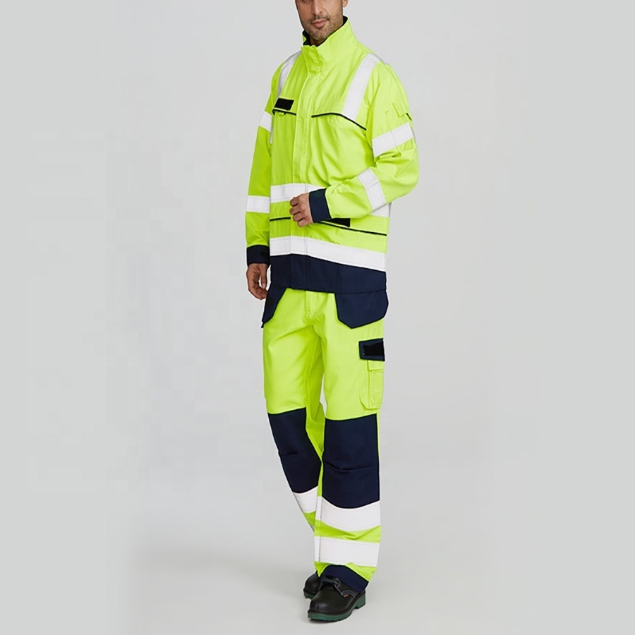 High Visibility 100% Cotton mining Jacket