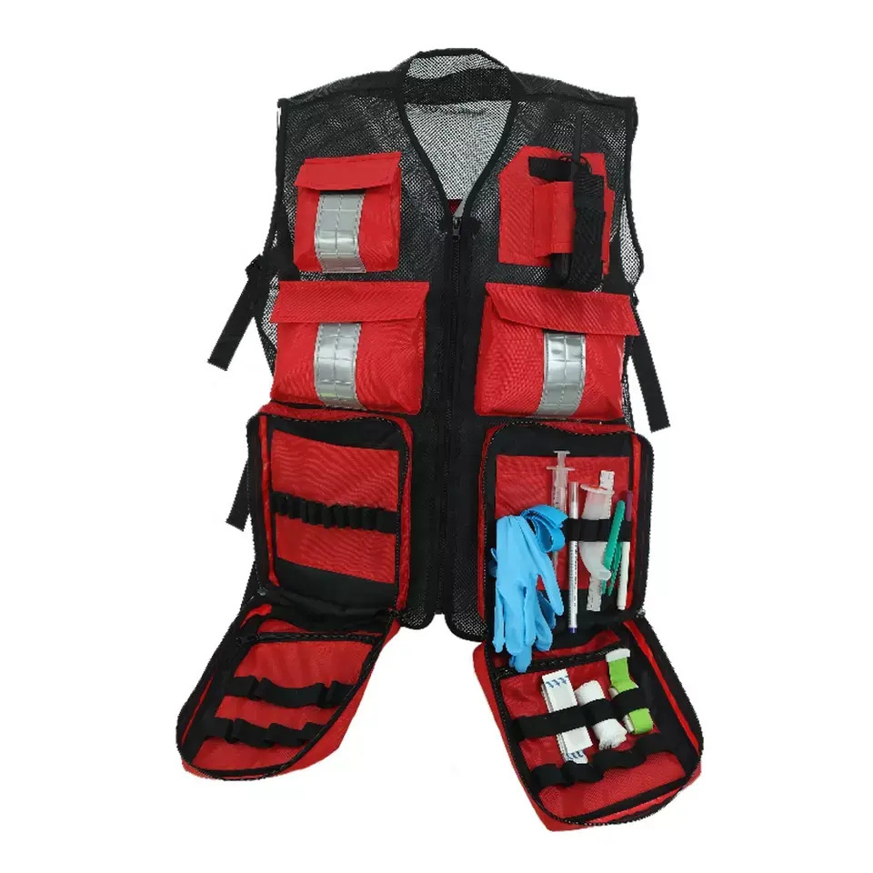 Customized Logo Multi-functional Outdoor Casual Fishing.work Volunteer Safety Utility Work Multi Pocket Vest