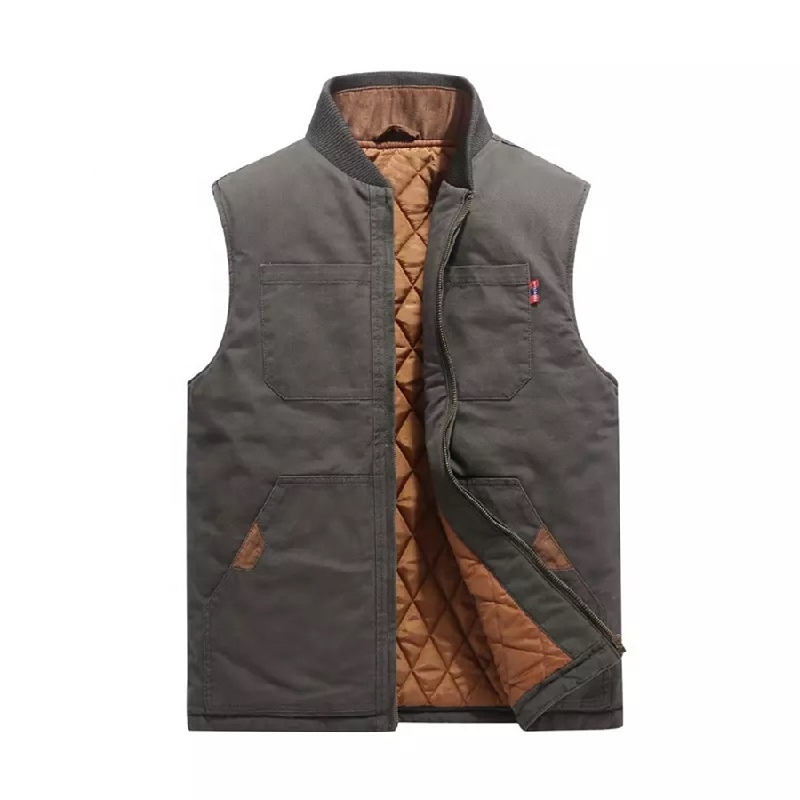 Multi Pockets Cargoes Fisher-man Vest Logo Waistcoat For Fishing Hiking Journalist Photography Camping Vests