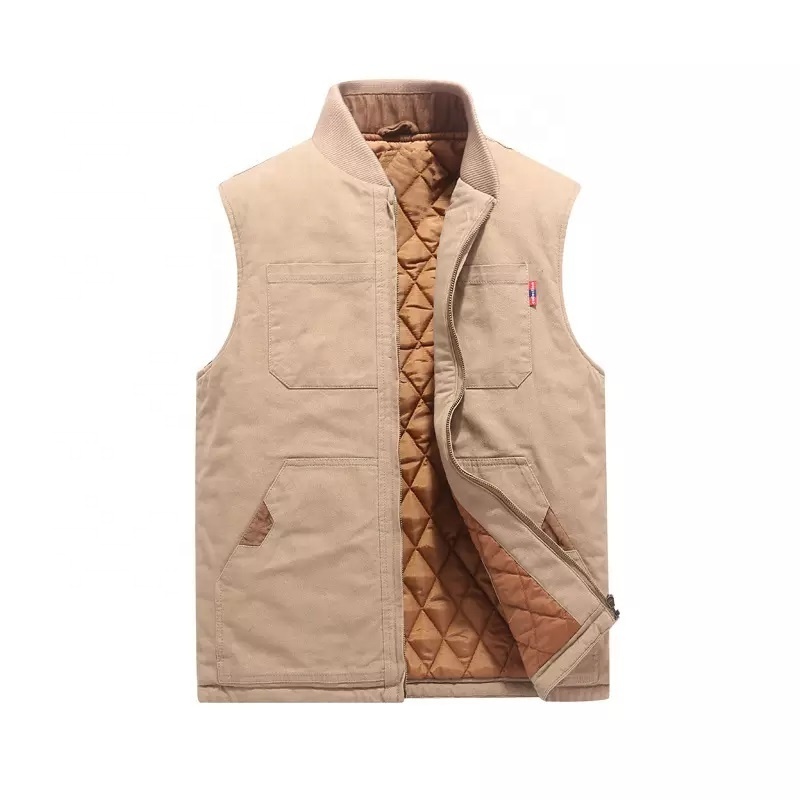 Multi Pockets Cargoes Fisher-man Vest Logo Waistcoat For Fishing Hiking Journalist Photography Camping Vests