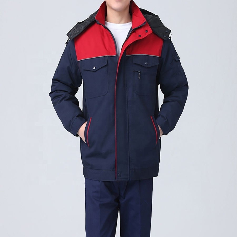 custom design construction work clothes for construction man working jackets and pants