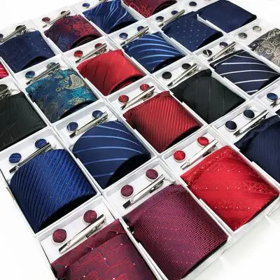 Wholesale Handmade Customized Jacquard Fashion Accessories Men Neckties For Menes For Business High Quality 100% Silk Ties