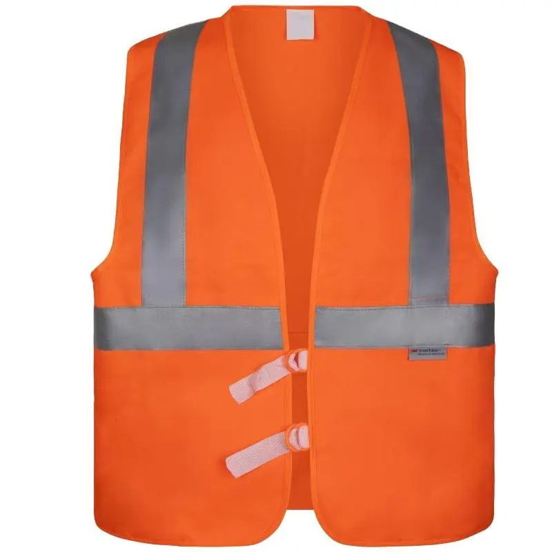 New Custom Design Working vest Factory Safety Red Reflective Vest With Pockets With OEM Service