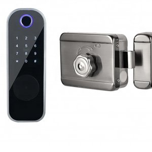 Safety Code Card Electronic Fingerprint RIM Smart Gate Lock for Door