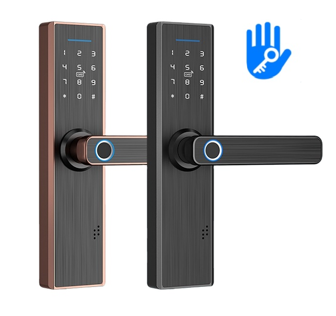 Intelligent hotel keypad Finger Print Password Tt app Biometric smart Code Fingerprint Smartdoor Locks