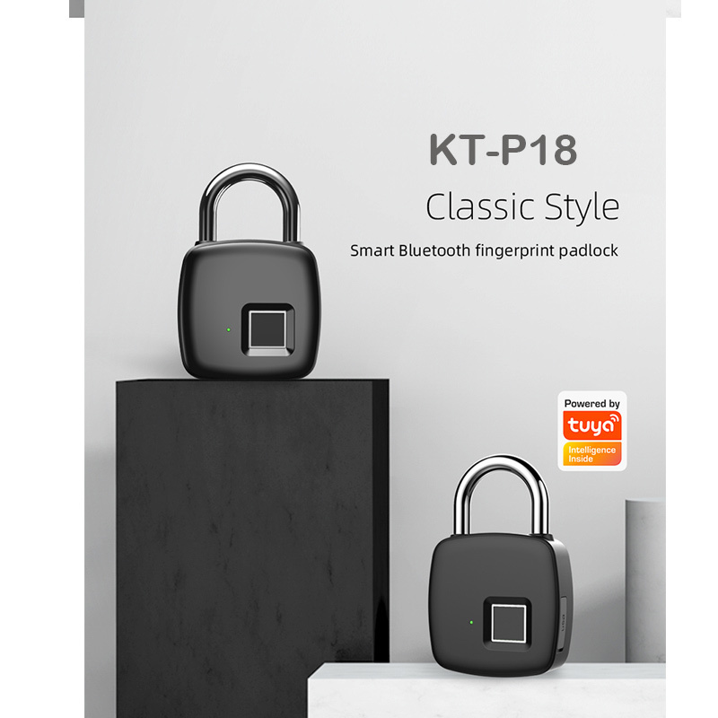 Kotonlink keyless door lock Waterproof Fingerprint Smart Padlock With tuya App