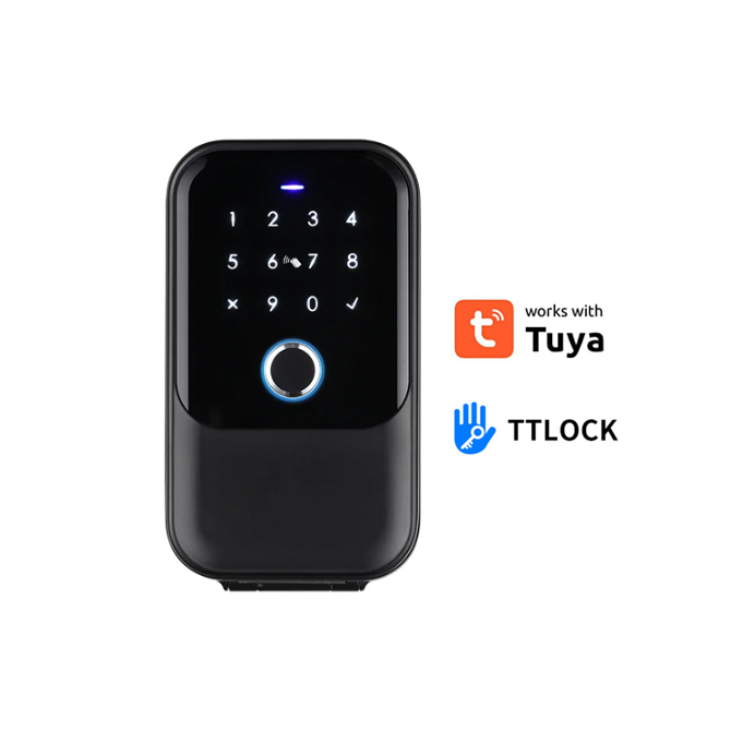 IP65 waterproof Smart Box Lock tuya ttlock Key Lock Box 5-in-1 Blue tooth Lockbox for Door Handle and Wall Smart lockbox