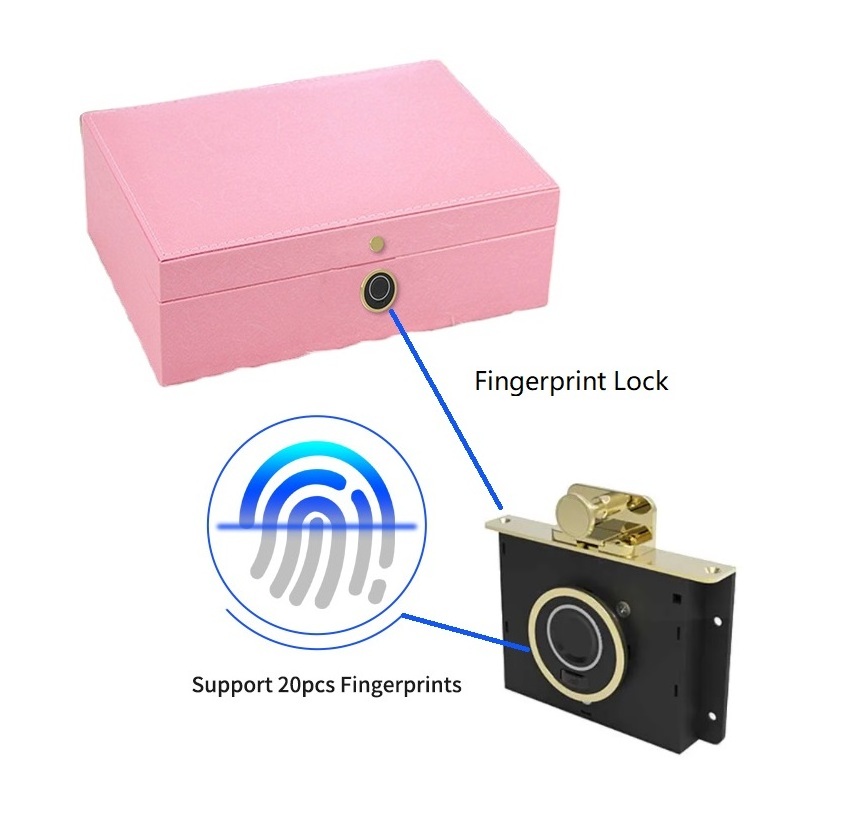 Biometric Fingerprint  Digital Cabinet Lock for Wardrobe drawer jewel case