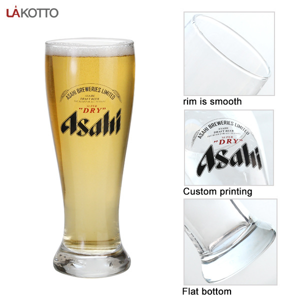 Promotion 500ml Nucleated Pilsner Glasses Beer Glassware Cup Classic Craft Beer Glass for Men big glass cup