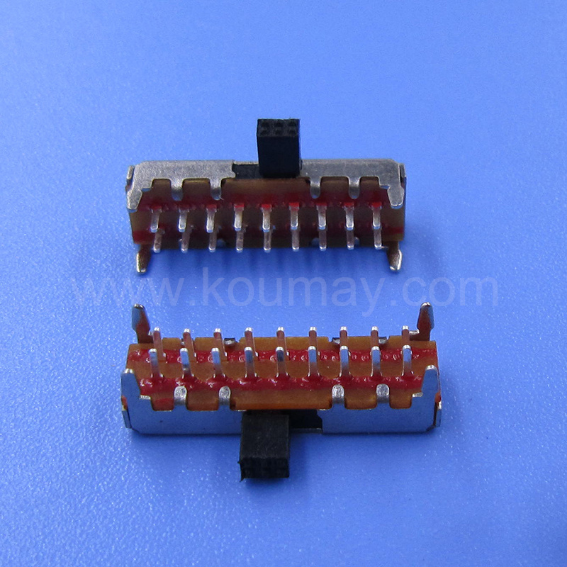 DIP 6P2T micro toggle slide switches MSK- 62d01-g4/6c-2p 18PIN tap switch.